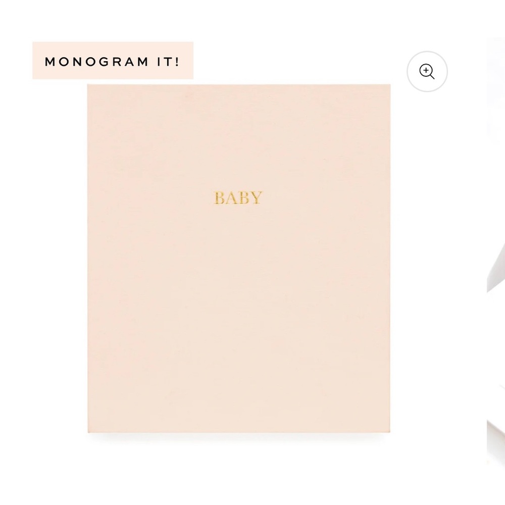 Sugar Paper Baby Book in Pink